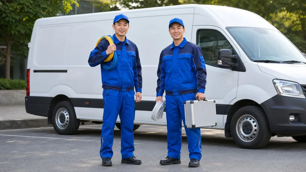和源本地服务团队在数据中心现场